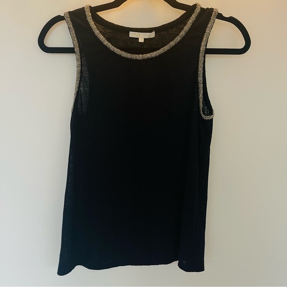 Maje Beaded Sleeveless Light Knit Top - Picture 4 of 8